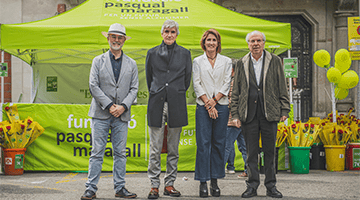 Des de la Fundació Pasqual Maragall celebrem el Sant Jordi més solidari